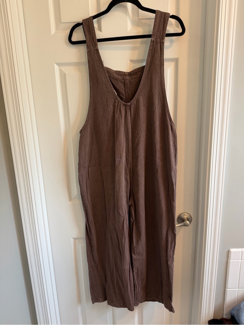 TALULAH Brown Women's Cotton Overalls - Picture 2 of 5